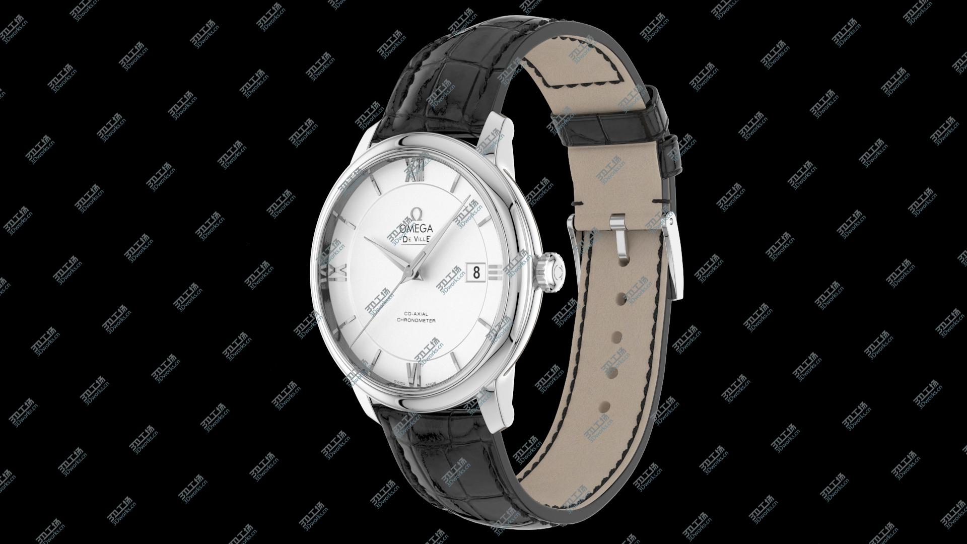images/goods_img/202104091/3D model Omega Deville Prestige White Gold Closed Strap/2.jpg